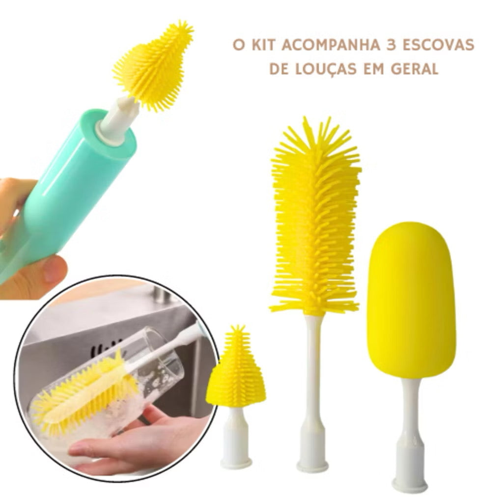 Escova Elétrica de Silicone