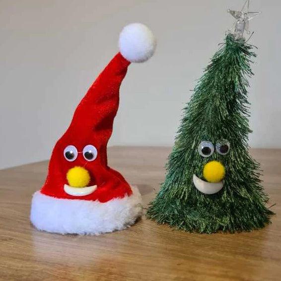 Árvore e Gorro de Natal Dançante