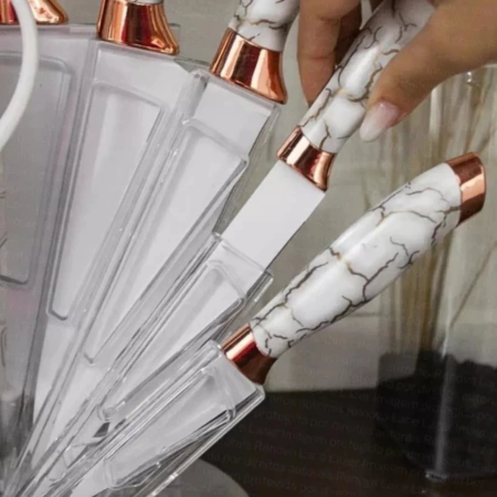 Conjunto Cozinha de 8 Peças + Suporte