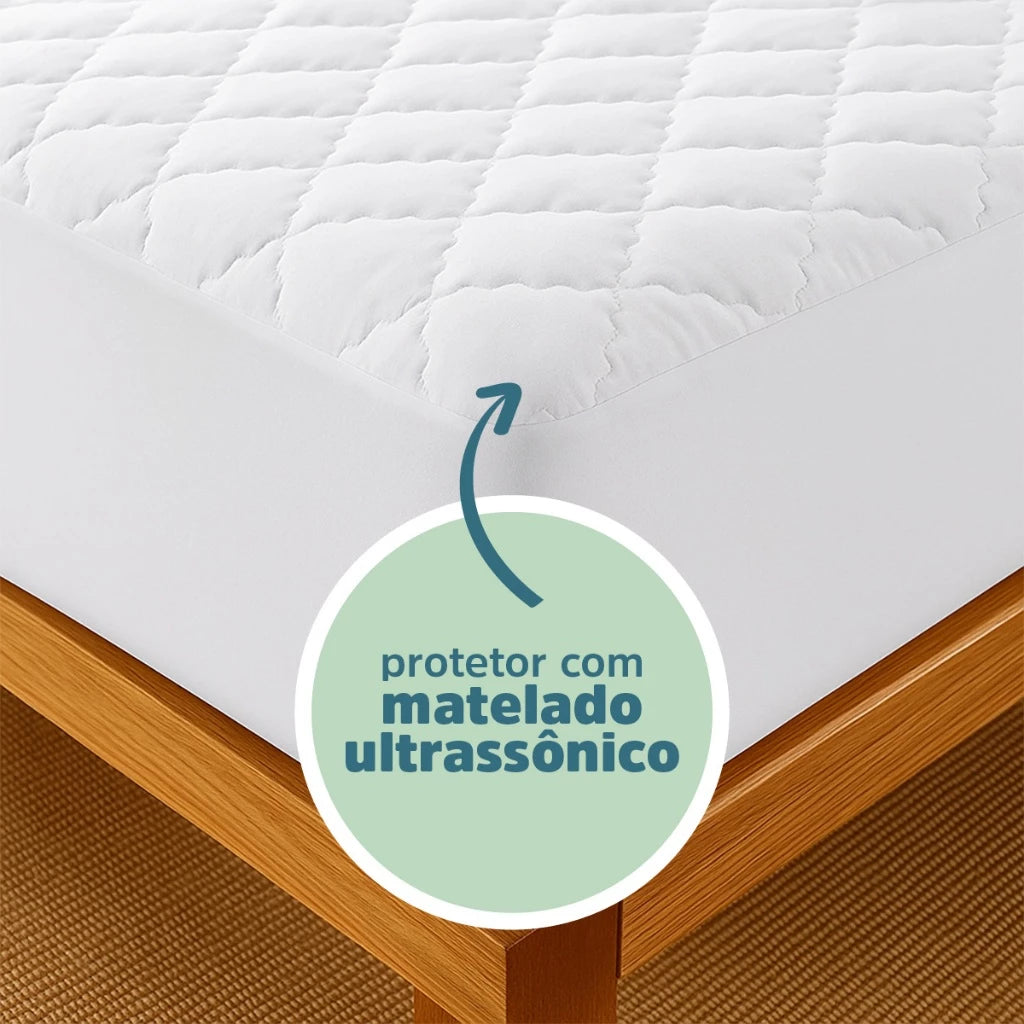 Protetor de Colchão Impermeável Premium (Compre 1 Leve 2)