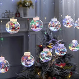 Cascata de Esferas Natalina 3D + BRINDE