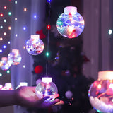 Cascata de Esferas Natalina 3D + BRINDE