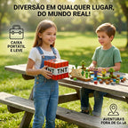 Kit 180 Bloco Magnéticos (Brinquedo Educativo)
