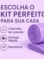 Saco de Lixo Lavanda ( 40 sacos)