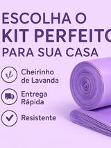 Saco de Lixo Lavanda ( 40 sacos)