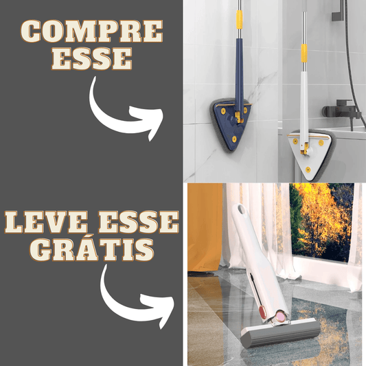 Rodo Mop 360º + Mini Rodo Grátis