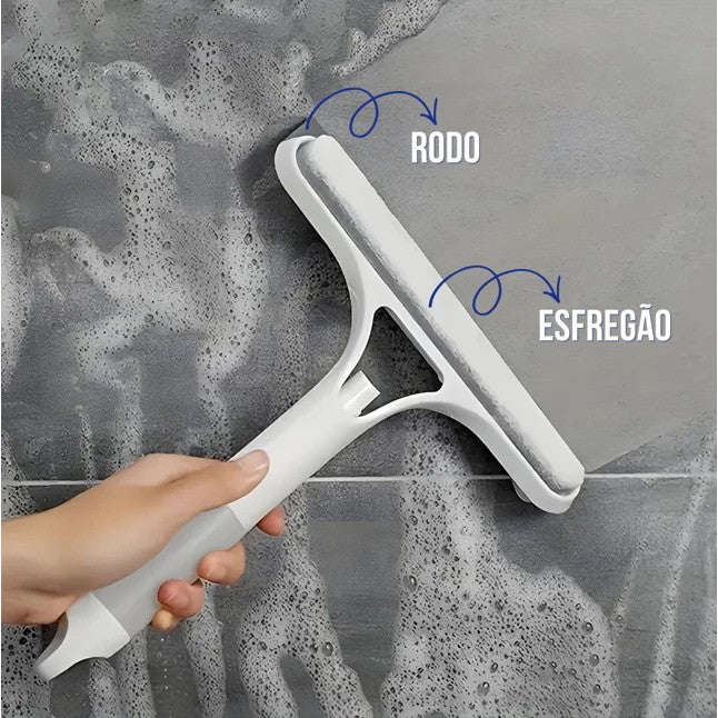 Rodo Mágico 3 em 1 (Spray, Limpa e Seca)