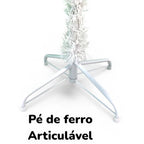 Árvore de Natal Branca (Pisca-Pisca Grátis)