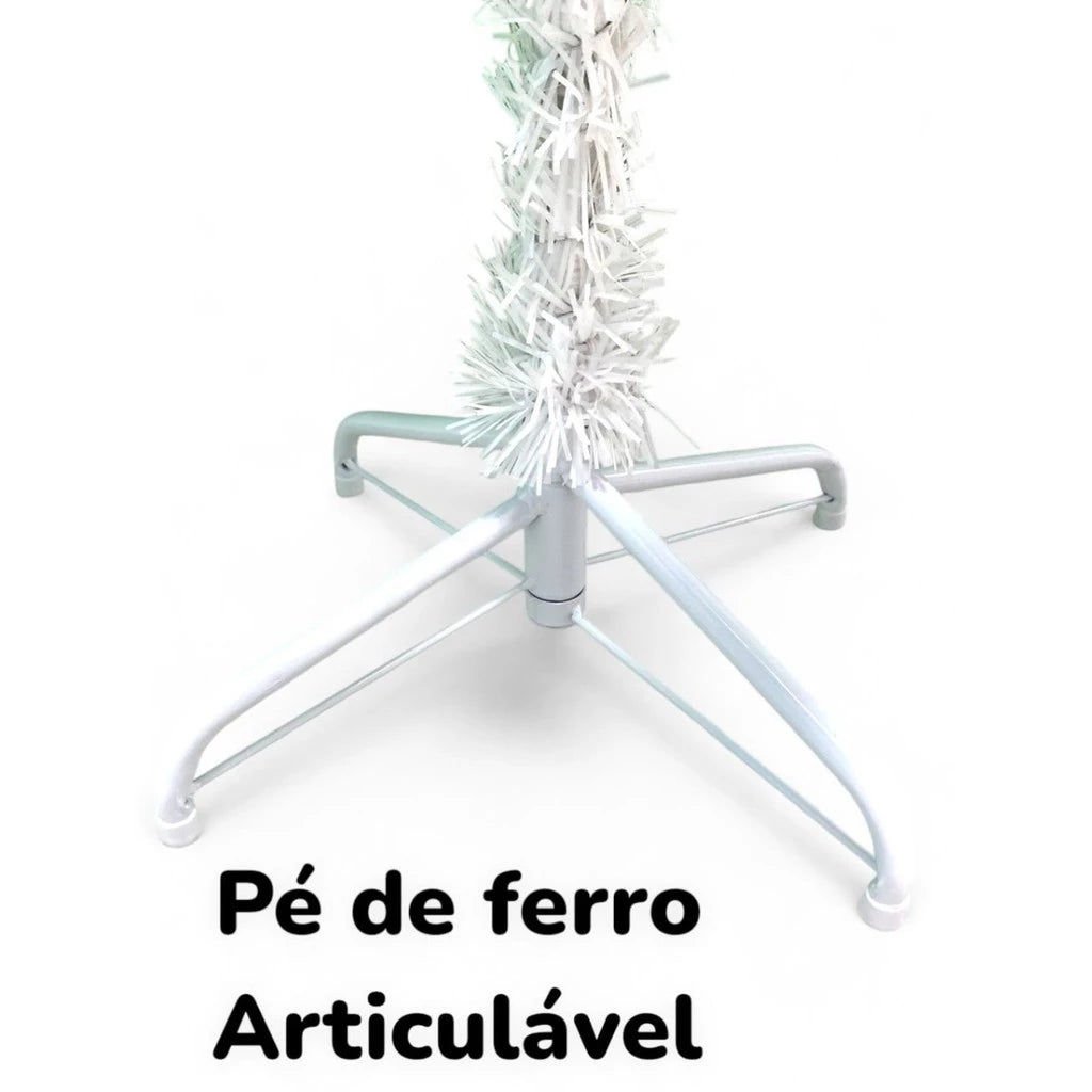 Árvore de Natal Branca (Pisca-Pisca Grátis)