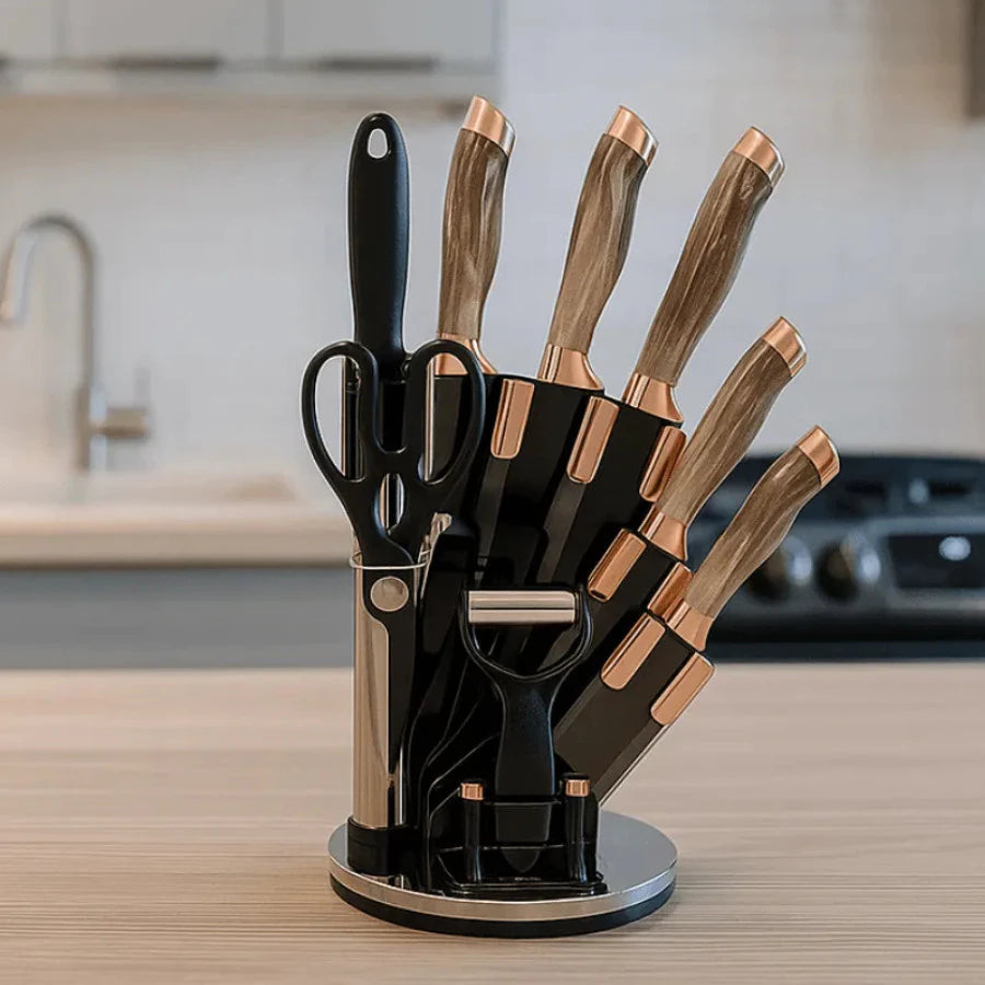 Conjunto Cozinha de 8 Peças + Suporte