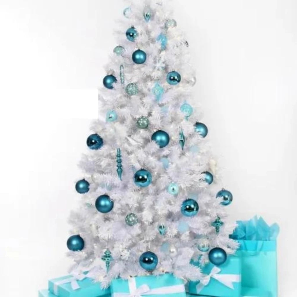 Árvore de Natal Branca (Pisca-Pisca Grátis)