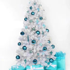 Árvore de Natal Branca (Pisca-Pisca Grátis)