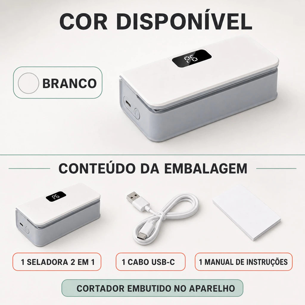 Selador de Embalagens 2 em 1