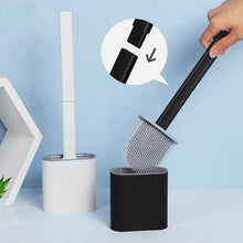 Carregar imagem no visualizador da galeria, Escova de Silicone com Suporte para Vaso Sanitário
